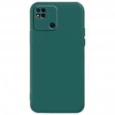 Dėklas Rubber TPU Xiaomi Poco C40 tamsiai žalias