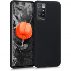 Dėklas Rubber TPU Xiaomi Redmi 10 juodas