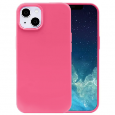 Dėklas Silicone case for iPhone 14 Plus Tamsiai rožinis