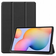 Planšetės dėklas eko odos SMART FLIP Samsung X816 Tab S9 Plus juodas