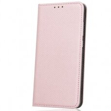 Dėklas Smart Magnet Samsung A125 A12 rožinis-auksinis