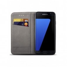 Dėklas Smart Magnet Samsung G920 S6 Juodas