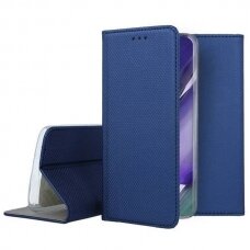 Dėklas Smart Magnet Samsung Note 20 Ultra Tamsiai Mėlynas
