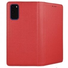 Dėklas Smart Magnet Samsung S20 Fe/S20 Lite Raudonas