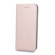 Dėklas Smart Magnetic Samsung A125 A12 rožinis-auksinis