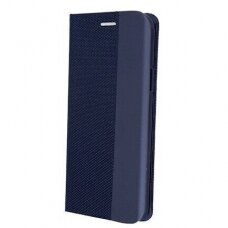 Dėklas Smart Senso Samsung G998 S21 Ultra tamsiai mėlynas