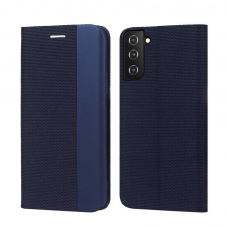 Dėklas Smart Senso Samsung S21 Plus tamsiai mėlynas