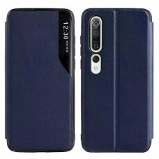 Dėklas Smart View TPU Samsung G780 S20 FE/S20 Lite tamsiai mėlynas