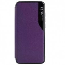 Atverčiamas dėklas Smart View TPU Samsung S21 violetinis  XPRW82