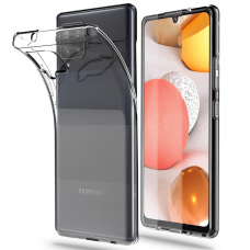 Dėklas Square Clear Case Samsung Galaxy A12 5G Skaidrus