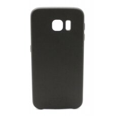 Dėklas Tellos Leather case Samsung G920 S6 juodas