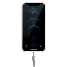 Dėklas Uniq Heldro iPhone 12/12 Pro 6,1" Baltas Antimicrobial
