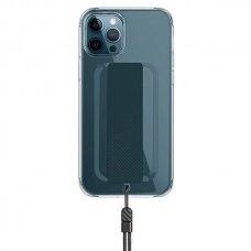 Dėklas Uniq Heldro iPhone 12/12 Pro 6,1" Skaidrus Antimicrobial