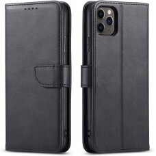 Dėklas Wallet Case Samsung A715 A71 juodas