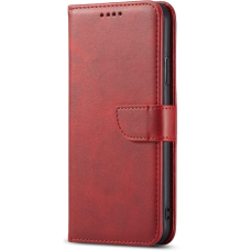Dėklas Wallet Case Xiaomi Redmi Note 14 4G raudonas