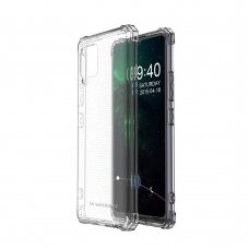 Dėklas Wozinsky Anti Shock Durable skirta Samsung Galaxy A42 5G Skaidrus