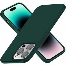 Dėklas X-Level Dynamic Apple iPhone 14 Pro tamsiai žalias