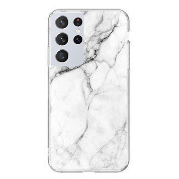 Dėklas Wozinsky Marble TPU Samsung Galaxy S21 Ultra 5G baltas Dėklas Wozinsky Marble TPU Samsung Galaxy S21 Ultra 5G baltas