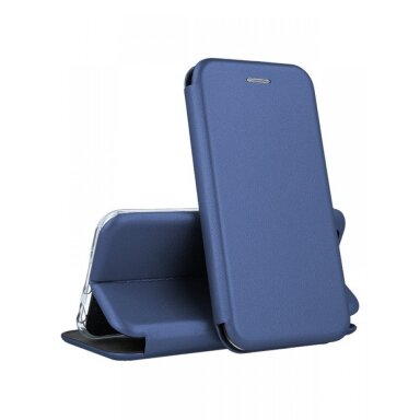 Eko odos dėklas Elegant Wallet Samsung A155 A15 4G tamsiai mėlynas Eko odos dėklas Elegant Wallet Samsung A155 A15 4G tamsiai mėlynas
