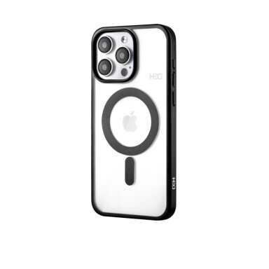 iPhone 16 Pro HDD Electro MagSafe dėklas – juodas iPhone 16 Pro HDD Electro MagSafe dėklas – juodas