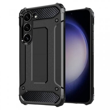 Dėklas Hybrid Armor Samsung Galaxy S23 Plus Juodas Dėklas Hybrid Armor Samsung Galaxy S23 Plus Juodas