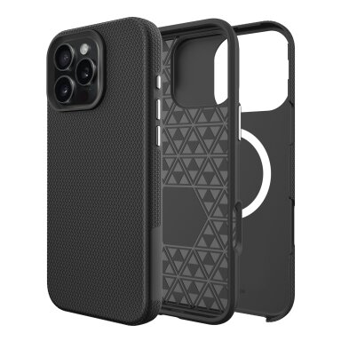 Dėklas Perfectionists Triangle Mag Case Apple iPhone 12/12 Pro juodas Dėklas Perfectionists Triangle Mag Case Apple iPhone 12/12 Pro juodas