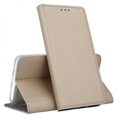 Akcija! *** pažeista pakuotė *** Dėklas Smart Magnet iPhone 13 mini auksinis Akcija! *** pažeista pakuotė *** Dėklas Smart Magnet iPhone 13 mini auksinis