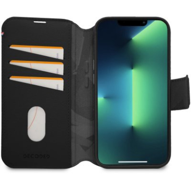 Decoded Detachable Wallet – MagSafe Odinis dėklas skirta iPhone 14 Pro Max (Juodas) 1