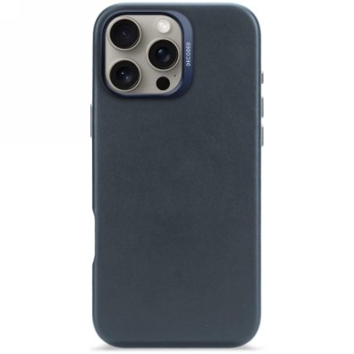Decoded Odinis Backcover MagSafe Dėklas skirtas iPhone 16 Pro Max - navy Mėlynas Decoded Odinis Backcover MagSafe Dėklas skirtas iPhone 16 Pro Max - navy Mėlynas