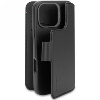 iPhone 16 Pro Max Decoded Leather nuimamas Wallet MagSafe dėklas su pinigine – juodas 2