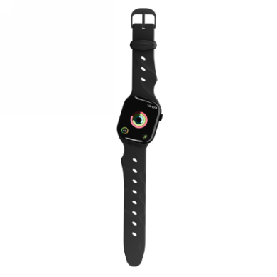 Apple Watch 40 / 41 / 42 mm Decoded Silicone Ares Splice dirželis – juodas 2 Apple Watch 40 / 41 / 42 mm Decoded Silicone Ares Splice dirželis – juodas 2