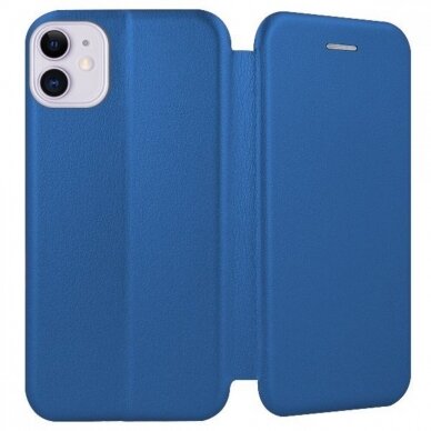 Dėklas Book Elegance Apple Iphone 11 Tamsiai Mėlynas 1
