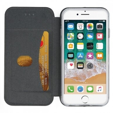 Dėklas Book Elegance Apple Iphone 6/6S Juodas 2 Dėklas Book Elegance Apple Iphone 6/6S Juodas 2