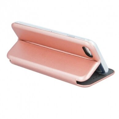 Dėklas Book Elegance Apple iPhone 7/8/SE2020/SE2022 rožinis-auksinis  2