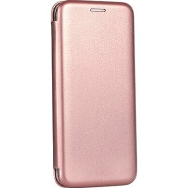 Dėklas Elegant wallet Huawei P20 Lite rožinis-auksinis  2
