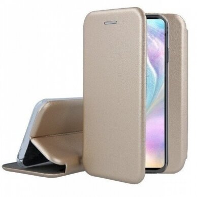 Dėklas Elegant wallet Huawei P30 Aukso Spalvos