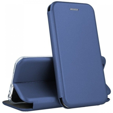 Dėklas Elegant wallet Samsung A125 A12 tamsiai mėlynas