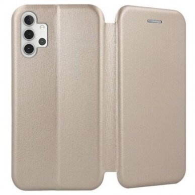 Atverčiamas dėklas Elegant wallet Samsung A325 A32 4G auksinis 1 Atverčiamas dėklas Elegant wallet Samsung A325 A32 4G auksinis 1