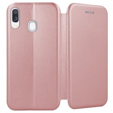Dėklas Book Elegance Samsung A405 A40 Rožinis-Auksinis HZL0431 1 Dėklas Book Elegance Samsung A405 A40 Rožinis-Auksinis HZL0431 1