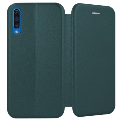 Dėklas Elegant wallet Samsung A505 A50/A507 A50S/A307 A30S Tamsiai Žalias 1
