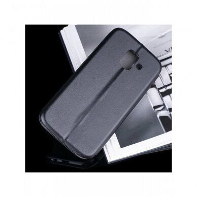 Dėklas Elegant wallet Samsung A600 A6 2018 Juodas 9