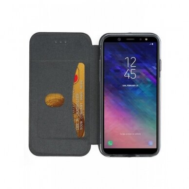 Dėklas Elegant wallet Samsung A600 A6 2018 Juodas 2