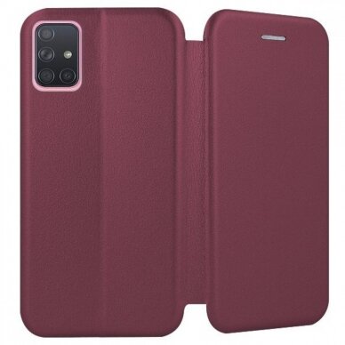 Dėklas Book Elegance Samsung A715 A71 Bordo 1 Dėklas Book Elegance Samsung A715 A71 Bordo 1