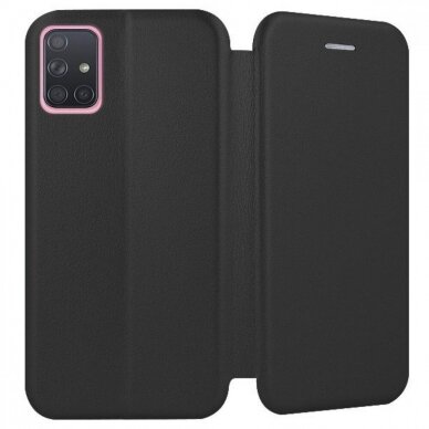 Dėklas Elegant wallet Samsung A715 A71 Juodas 1