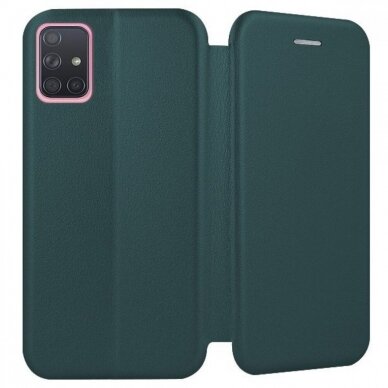 Dėklas Book Elegance Samsung A715 A71 Tamsiai Žalias 1 Dėklas Book Elegance Samsung A715 A71 Tamsiai Žalias 1