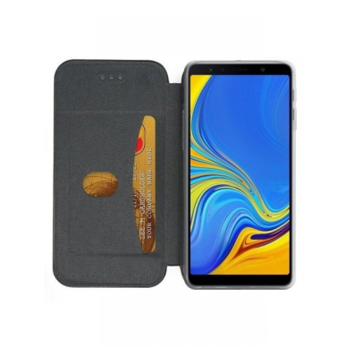 Dėklas Elegant wallet Samsung A750 A7 2018 Juodas 2