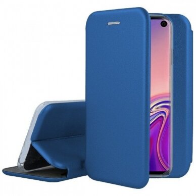 Dėklas Book Elegance Samsung G973 S10 Tamsiai Mėlynas Dėklas Book Elegance Samsung G973 S10 Tamsiai Mėlynas