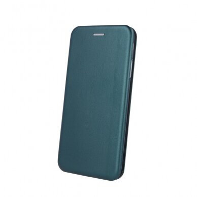 Dėklas Book Elegance Samsung S916 S23 Plus 5G tamsiai žalias 2