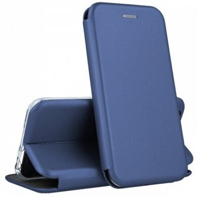 Dėklas Book Elegance Samsung S918 S23 Ultra 5G tamsiai mėlynas 2