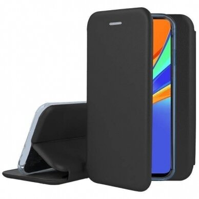 Dėklas Book Elegance Xiaomi Redmi 9C Juodas Dėklas Book Elegance Xiaomi Redmi 9C Juodas